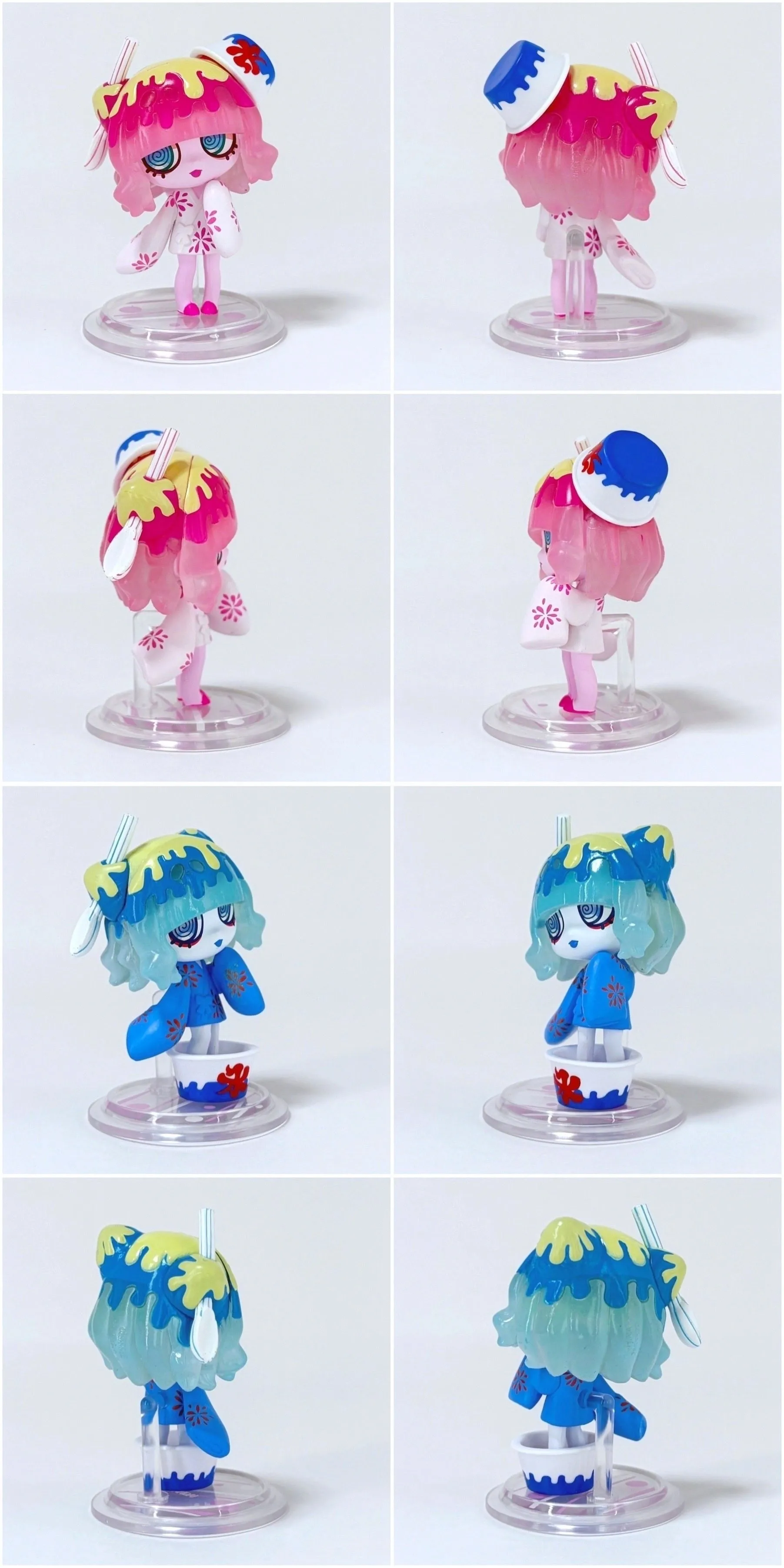 Original Capsule Toys Kawaii VIRUSWEETS Figure Collection Summer Festival Fruit Chocolate Dessert Desktop Ornament Gifts Gasha