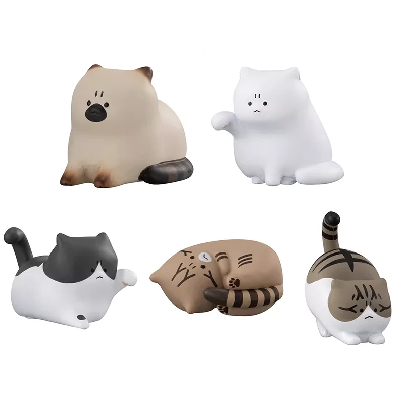 Bandai Original Gashapon Angry Cat Rage Kitty Anime Figure Kawaii Collectible Toy Series 3 Anime Action Figure Model Toy Gift