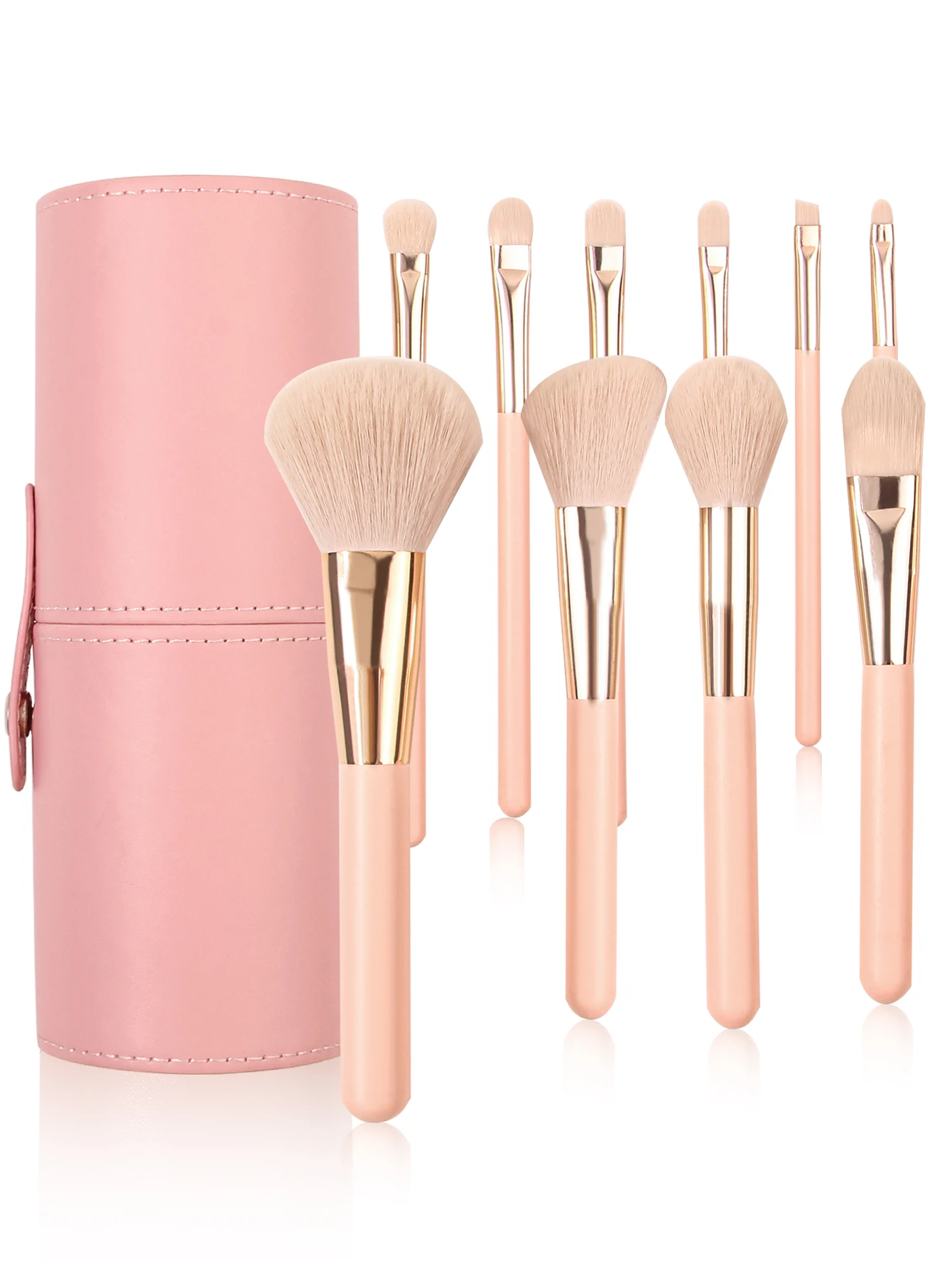 11pcs High-End Professional Makeup Brushes Set with Bucket Blush Powder Eyeshadow Eyebrow Foundation Beauty Makeup Tool Brochas