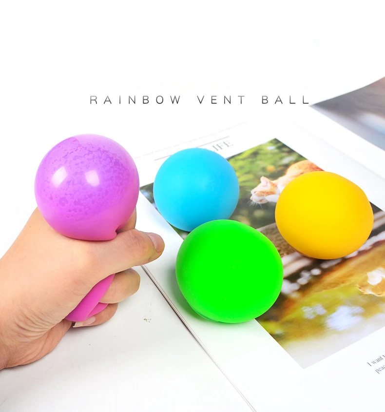Slow Rising Stress Balls Fidget Toys for Adults Dough Squishy Balls Soft Sensory Calm Down Item for Classroom Autism ADHD