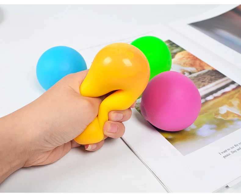 Slow Rising Stress Balls Fidget Toys for Adults Dough Squishy Balls Soft Sensory Calm Down Item for Classroom Autism ADHD
