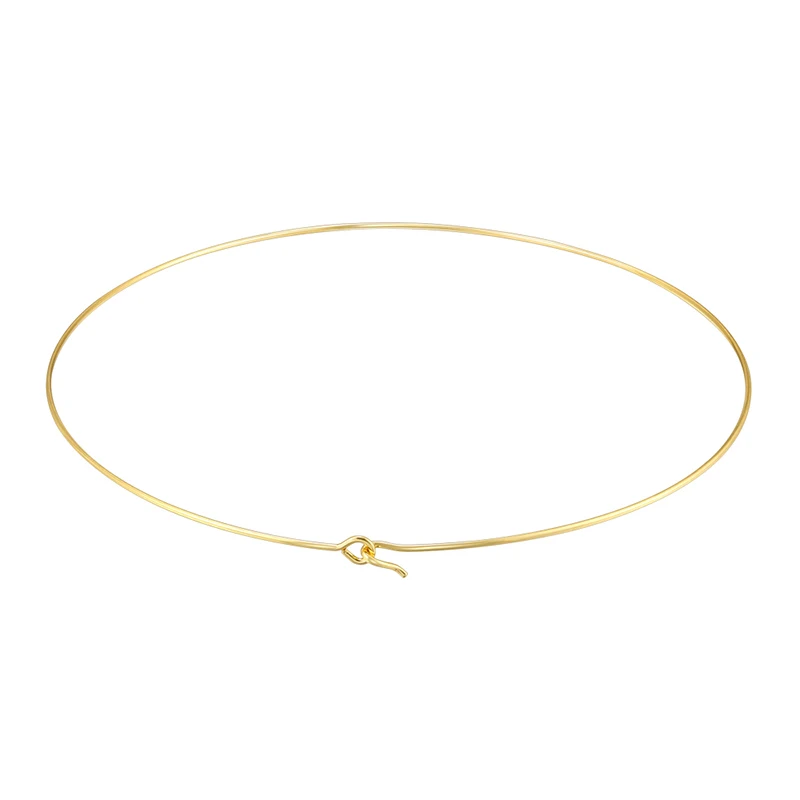 Stainless Steel Heart Round Adjustable Collar Women's Necklace Simple Open Neck Metal Jewellery Accessories: VL534 VL535