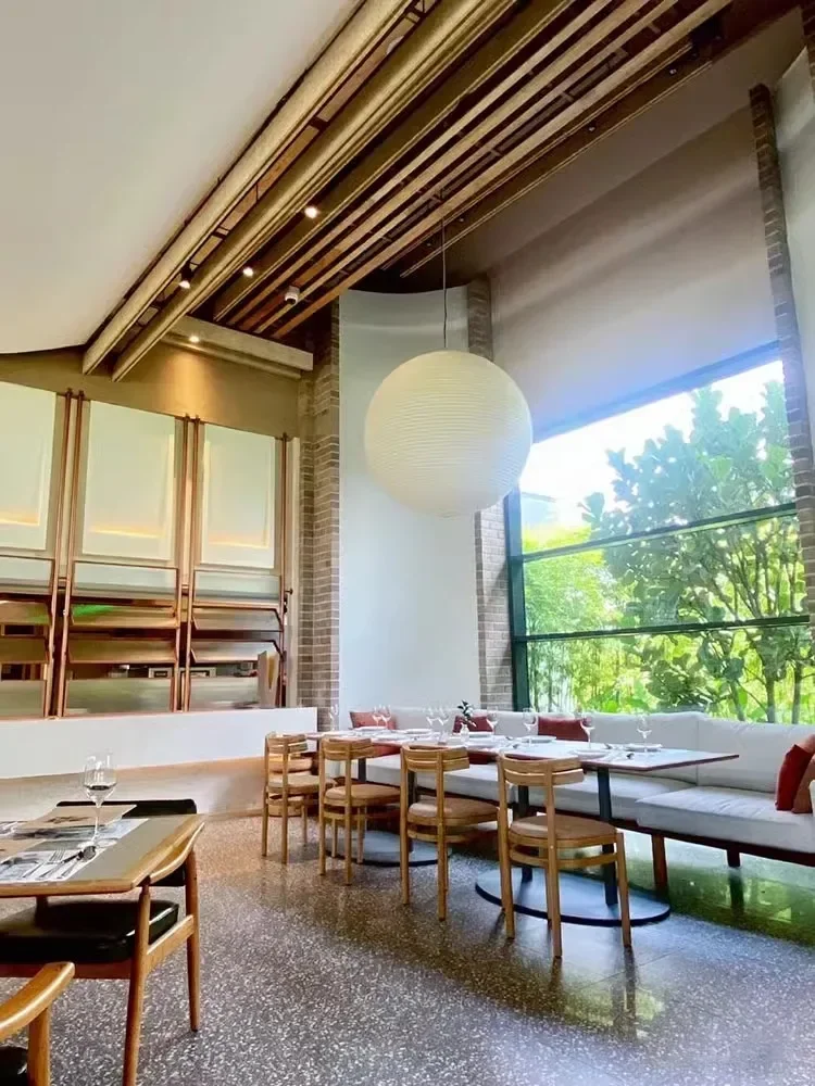 Japanese Wabi Sabi Style Ball Retro Paper Lamp LED Ball Shaped Bedroom Clothing Store Xuan Paper Homestay Pendant Light