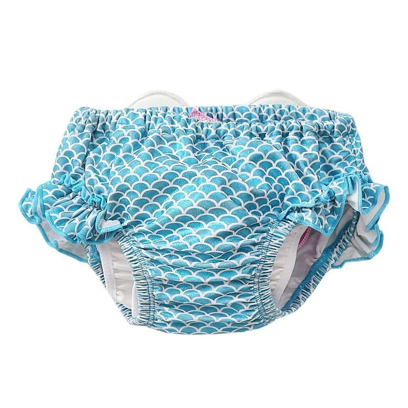 Ircomll Infant Baby Leakproof Swimming Nappies Newborn High Waist Learning Swimming Trunks Children's Learning Pants Baby Swimmi