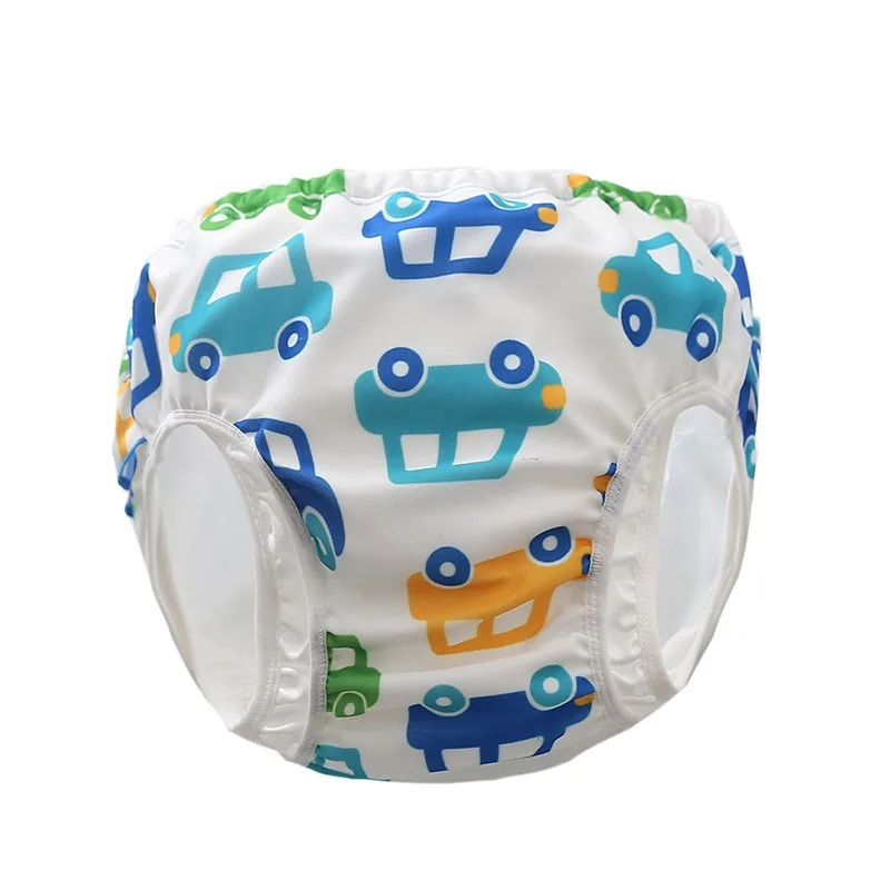 Ircomll Infant Baby Leakproof Swimming Nappies Newborn High Waist Learning Swimming Trunks Children's Learning Pants Baby Swimmi