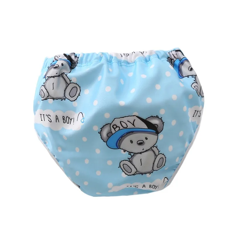 Ircomll Infant Baby Leakproof Swimming Nappies Newborn High Waist Learning Swimming Trunks Children's Learning Pants Baby Swimmi
