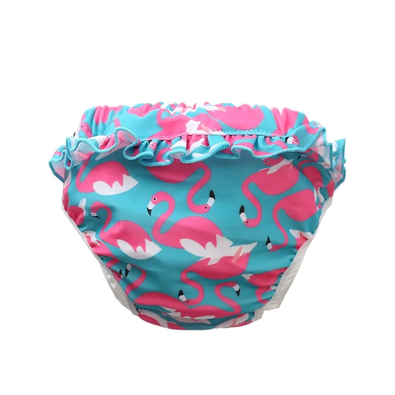 Ircomll Infant Baby Leakproof Swimming Nappies Newborn High Waist Learning Swimming Trunks Children's Learning Pants Baby Swimmi