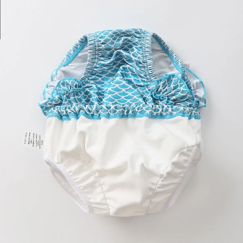 Ircomll Infant Baby Leakproof Swimming Nappies Newborn High Waist Learning Swimming Trunks Children's Learning Pants Baby Swimmi