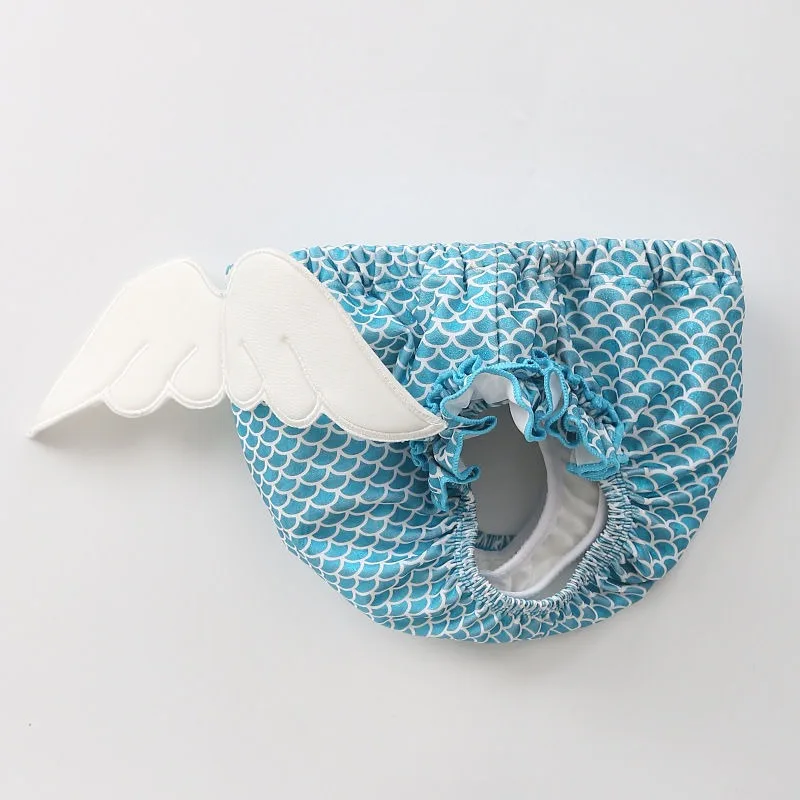 Ircomll Infant Baby Leakproof Swimming Nappies Newborn High Waist Learning Swimming Trunks Children's Learning Pants Baby Swimmi