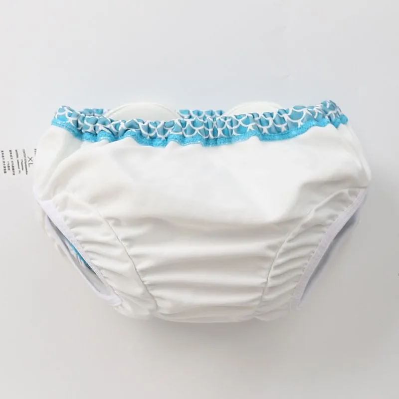 Ircomll Infant Baby Leakproof Swimming Nappies Newborn High Waist Learning Swimming Trunks Children's Learning Pants Baby Swimmi