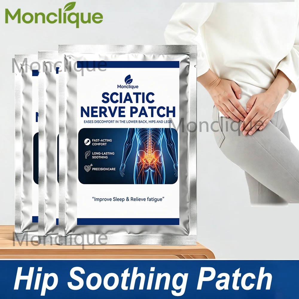 10/72PCS Sciatic Nerve Massage Patch Piriformis Hip Bandage Soothe Meridians Relax Muscle Promotes Blood Circulation Massage Mat
