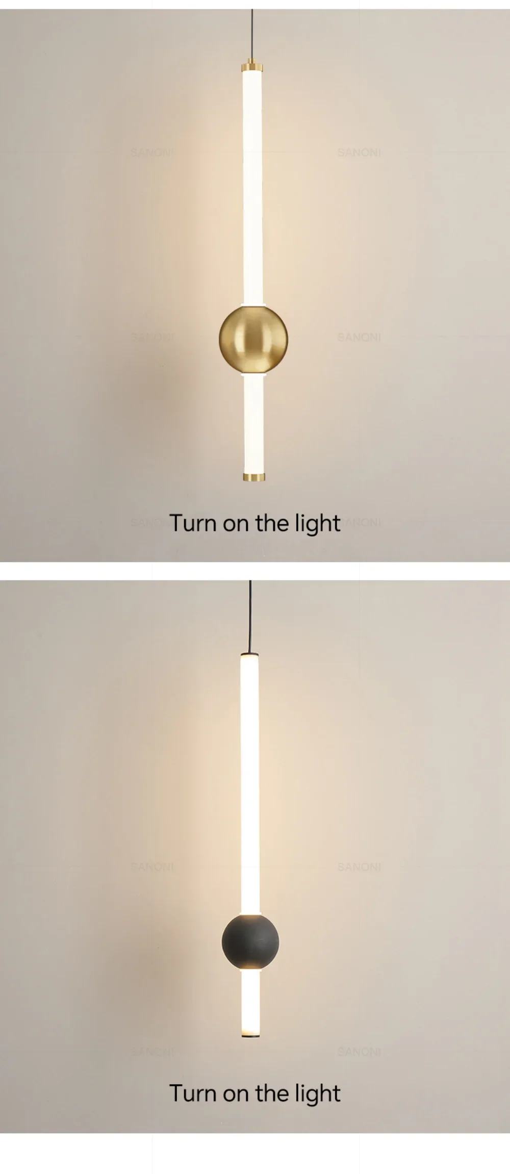 Modern Simple LED Pendant Lamp Living Room Bedroom Bedside TV Background Kitchen Island Restaurant Home Decor Lighting Fixture