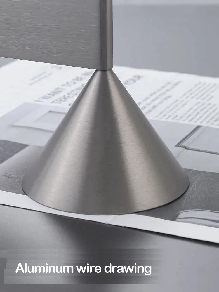Italian Designer's Minimalist Aluminum Bedside Wall Lamp Corridor Staircase Background Wall Conical Geometric Warm Wall Lamp