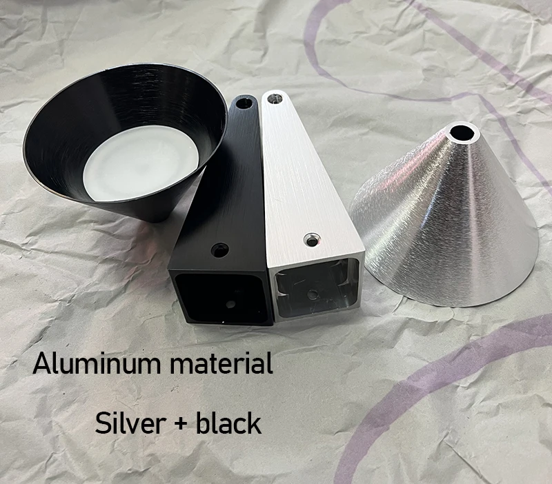 Italian Designer's Minimalist Aluminum Bedside Wall Lamp Corridor Staircase Background Wall Conical Geometric Warm Wall Lamp