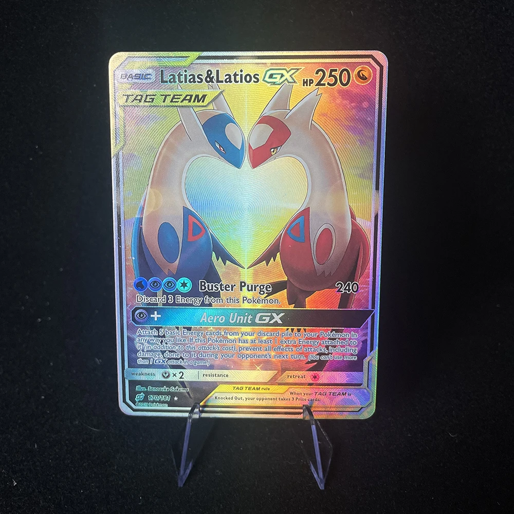 Anime PTCG Trading Card Vaporeon Lillies Clefairy Ex Gengar Vmax Rule Holographic Game Collection Card Child Holiday Gifts