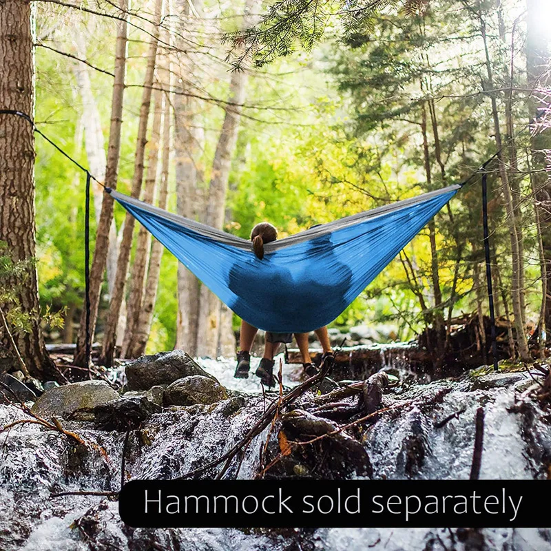 Camping Hammock Tree Friendly Straps with 12 Adjustable Loops and Ultra-Length Outdoor Hammock Straps and Belts