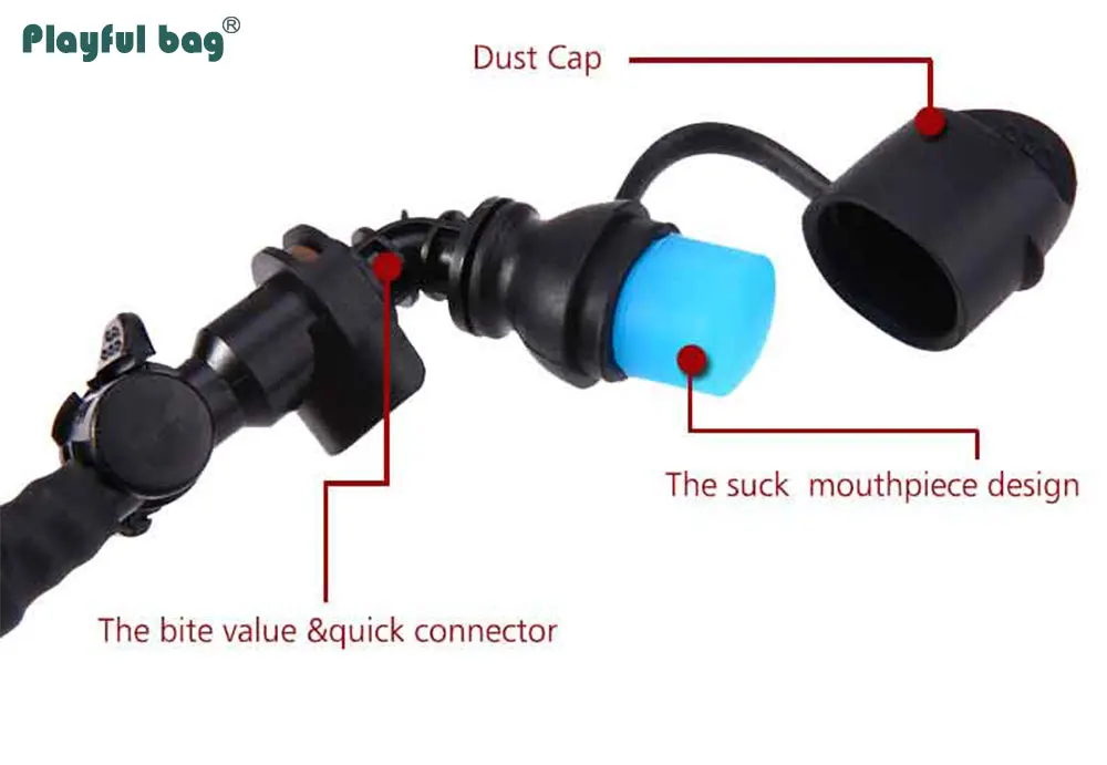 1.5L 2L 2.5L 3L Water Bladder Sports TPU Bag Running Hydration Bladder Quick Detach Mountaineering Water Reservoir AVA255