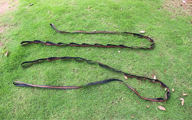 Pair of 3 Meters 14 Loops Hammock Straps Adjustable Tree Hanging Belts