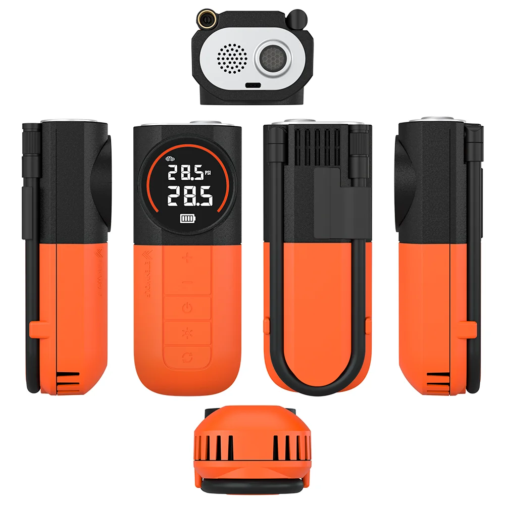New ETENWOLF S1 Portable Tire Inflator 5200mAh 20L/Min Car Air Compressor Suitable For Cars Motorcycles Bikes Car Air Pump