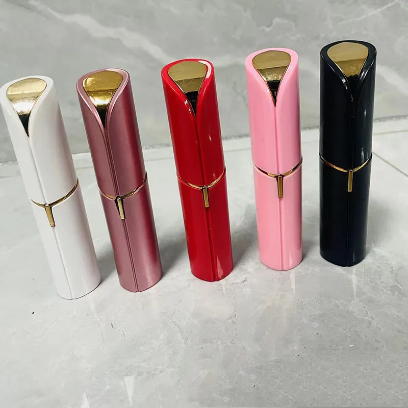 Electric Lipstick Shaver Hair Removal Machine Eyebrow Trimmer Women's Hair Removal Device Mini Facial Hair Removal Instrumen