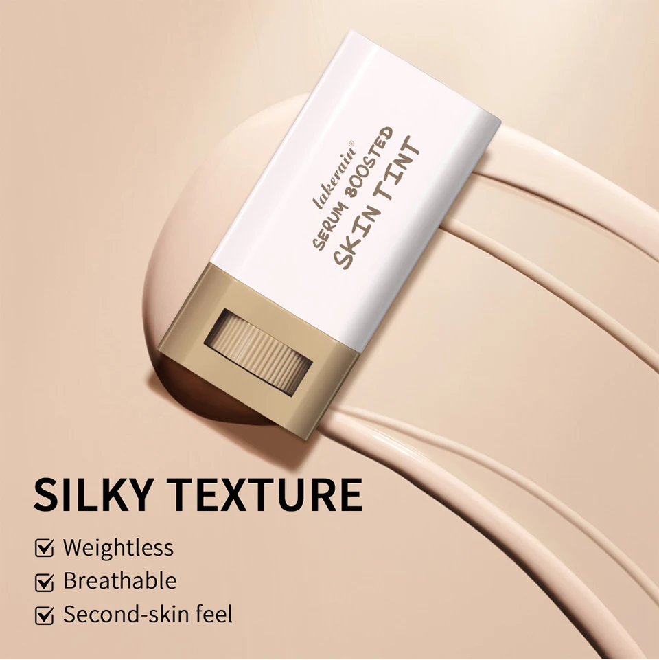 Foundation Skin Tint Balm Skin Tint Stick Waterproof Nourishing Solid Tinted Serum Face Tinted Face Contour Stick Makeup