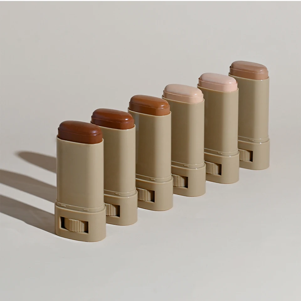 Foundation Skin Tint Balm Skin Tint Stick Waterproof Nourishing Solid Tinted Serum Face Tinted Face Contour Stick Makeup