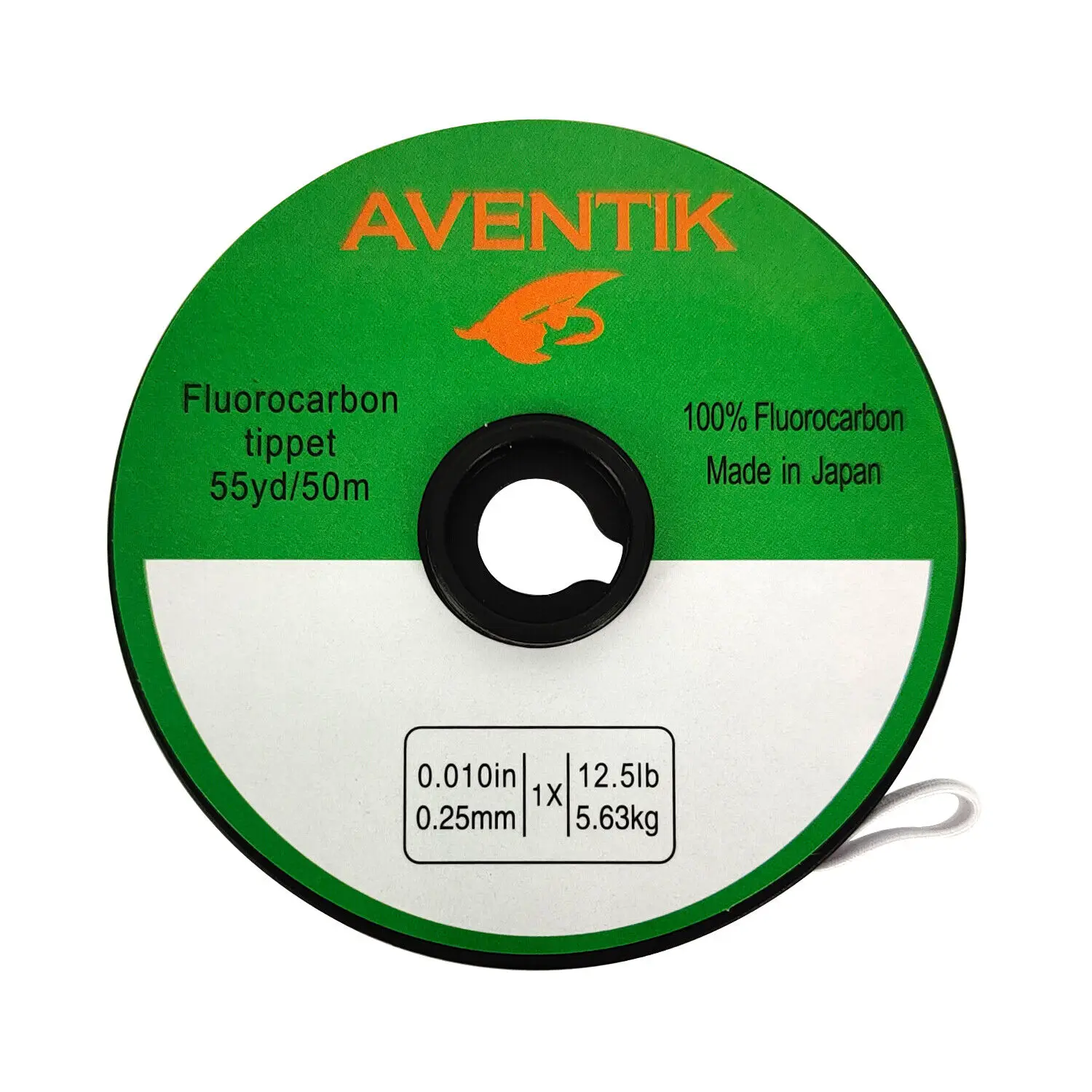 Aventik 50m/55yd 100% Fluorocarbon Tippet Leader Fly Fishing Line Sinking Tippet 0X 1X 2X 3X 4X 5X 6X 3.3-14.5LB