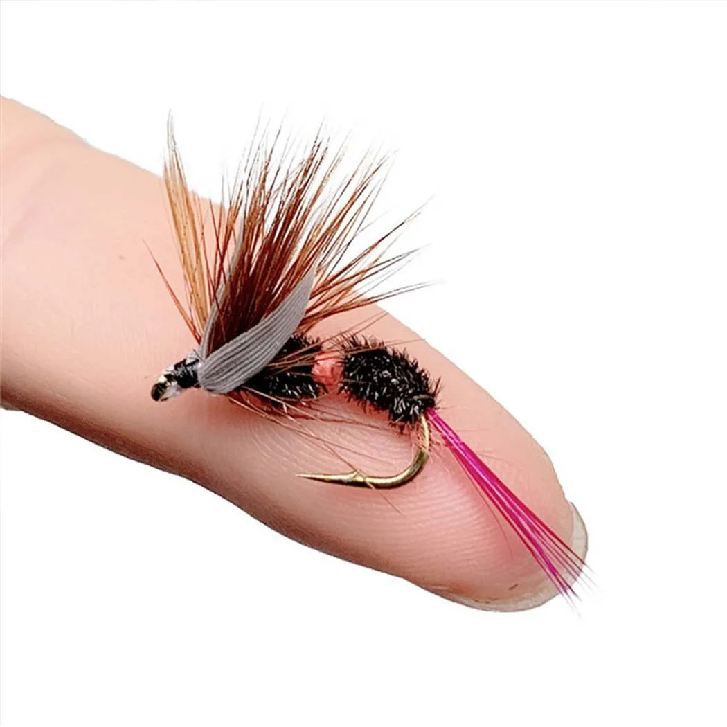3Pcs Wet Fly Flies for Trout Fishing Flies Artificial Insect Hook Bait Mosquito Fly Fishing Trout Lures