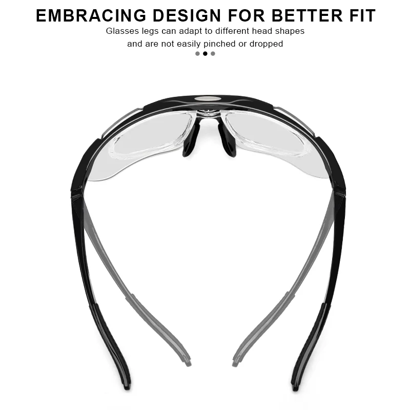 RIDERACE Cycling Sunglasses Photochromic Sun Glasses MTB Mountain Bike Eyewear Sports Cycle Road Bicycle Goggles