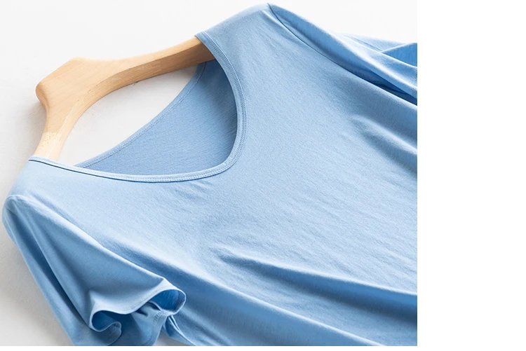 Summer Short Sleeve T-Shirt Women Tee Shirts Real Silk Linen Cotton T Shirt Women's Casual Tees V-neck Woman Tshirt Solid Tops