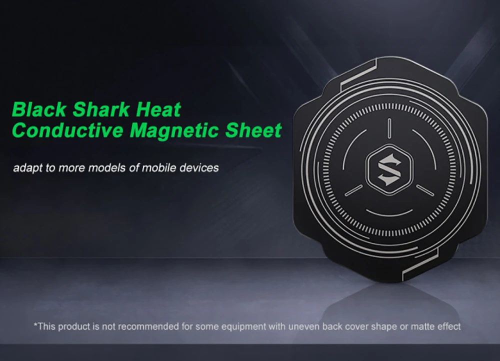 Original Black Shark Magnetic Heat-Conductor For Magnetic Cooler Support iPhone Oppo Huawei Xiaomi Vivo Samsung Apple Phone