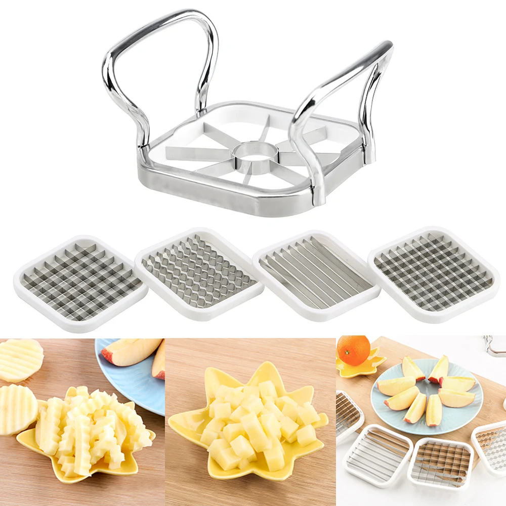 Multi-Functional Stainless Steel for Apple Pear Potato Chips Kitchen Utensils Tools Vegetable & Fruits Cutter Slicer