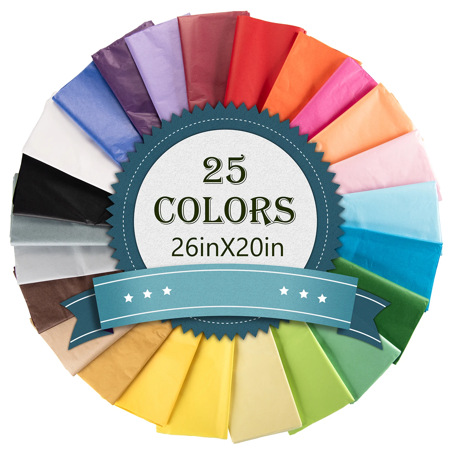 Bulk Multicolor Tissue Paper for Gift Wrapping Birthday Wedding Party Flower DIY Crafts Decoration Gift Packaging Tissue Paper