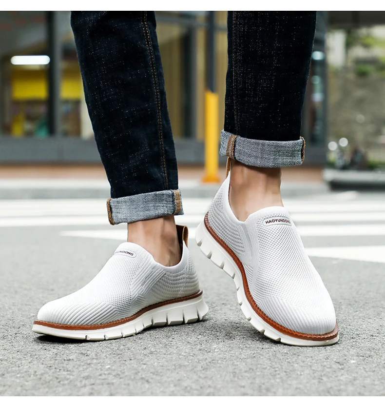 Outdoor Men Sneakers Shoes Men Loafers Lightweight Summer Fashion Breathable Mesh Men Casual Shoes Men Trainer Zapatillas Hombre