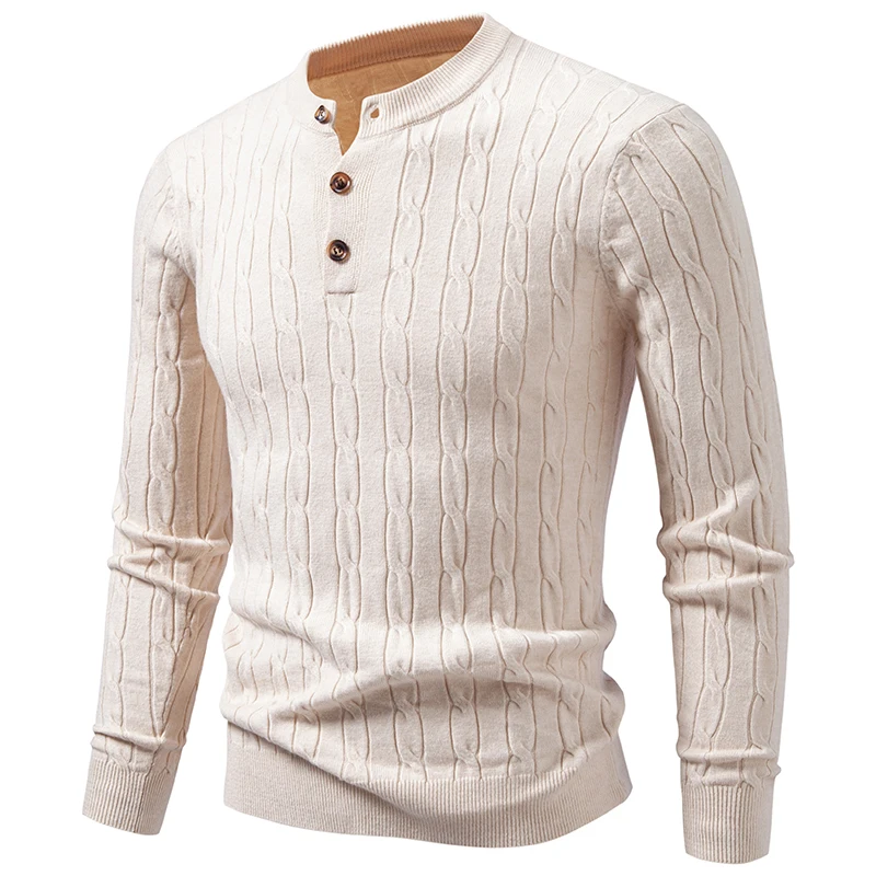 Fashion Autumn Winter Men Sweater Knit Pullovers Solid Crew Neck Slim Fit Casual Knitted Sweaters Long SLeeve Couple Knitwear