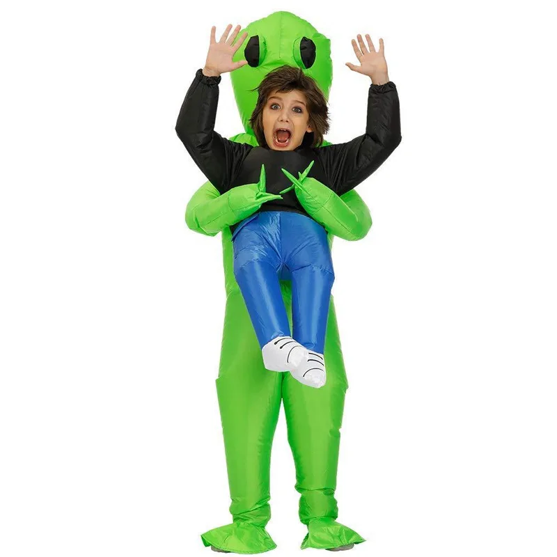 Adult Inflatable Alien Costume, Halloween Funny Party Role Play Outfit, Stage Performance Outfit for Holiday Carnival Show