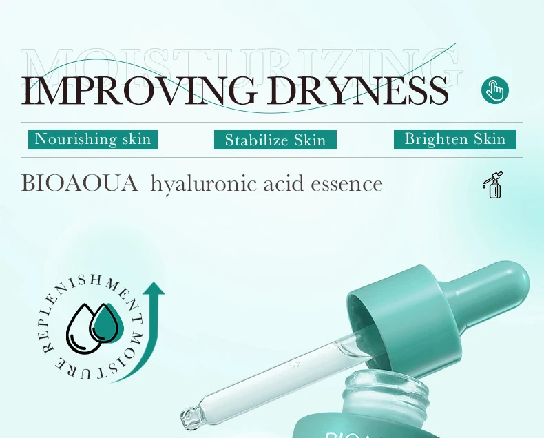 BIOAQUA Hyaluronic Acid Skin Care Kit Moisturizing Face Serum Anti Wrinkles Anti-Aging Anti Dark Circles Eye Cream Skin Care Kit