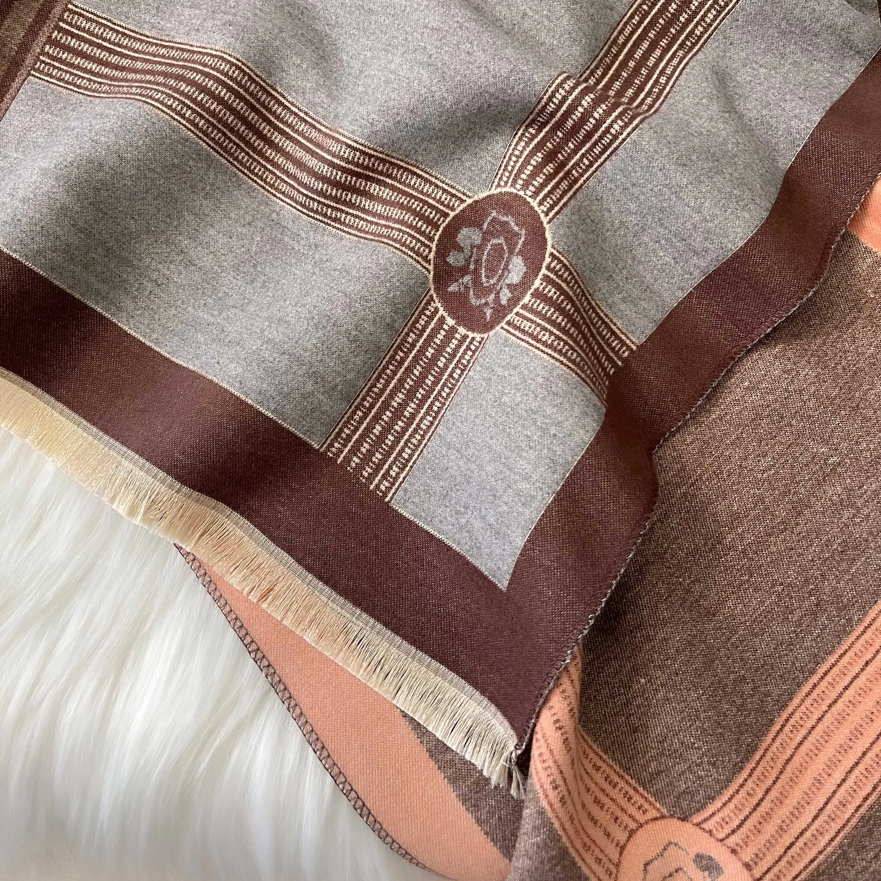 Winter Cashmere Scarf Women Luxury Print Female Shawl Wrap Scarves Lady Thick Warm Blanket Gift Echarpe Pashmina