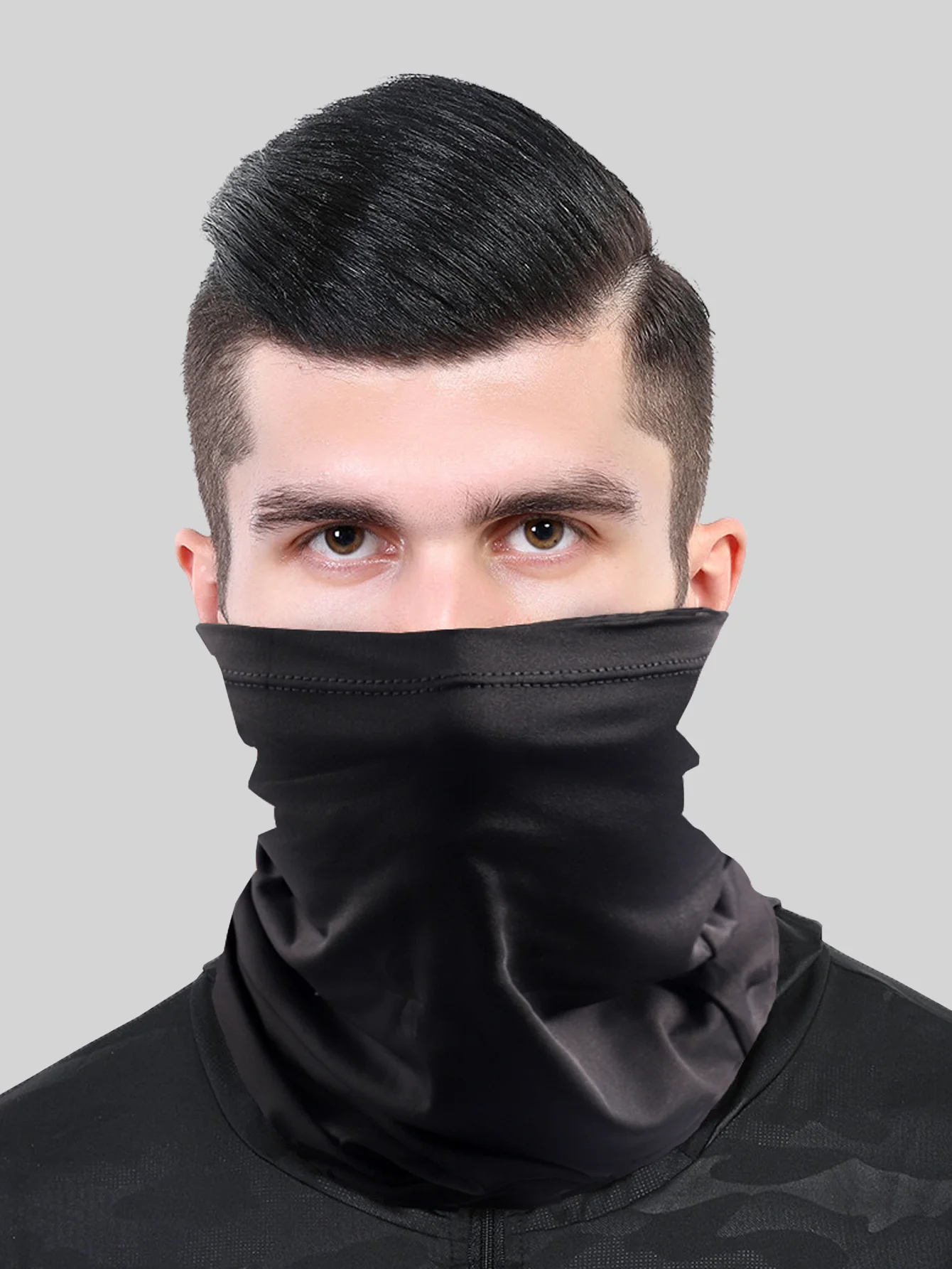 Musion Sun Protection Bandana Head Scarf Motorcycle Anti Dust SPF 50 Mask Ice Silk