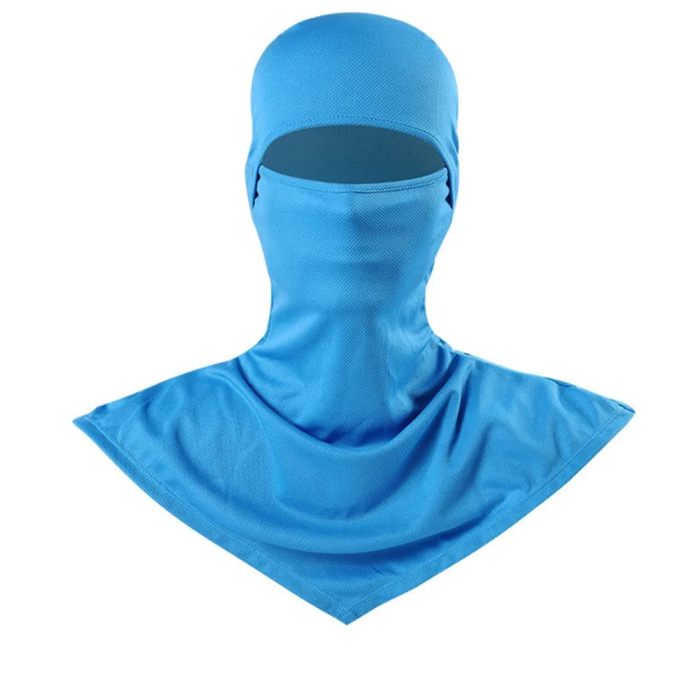 Sun/UV Protection Neck Covers Snowboarding Cycling Helmet Fishing Men Women Mesh Face Cover Balaclava Hiking Scarves Face Mask