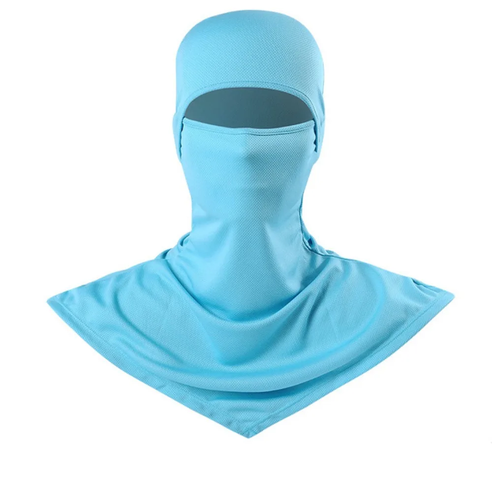 Sun/UV Protection Neck Covers Snowboarding Cycling Helmet Fishing Men Women Mesh Face Cover Balaclava Hiking Scarves Face Mask