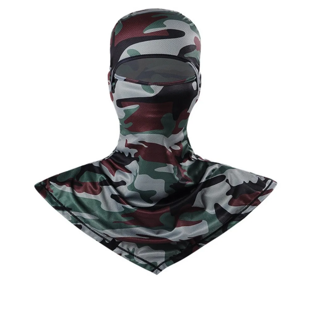 Sun/UV Protection Neck Covers Snowboarding Cycling Helmet Fishing Men Women Mesh Face Cover Balaclava Hiking Scarves Face Mask