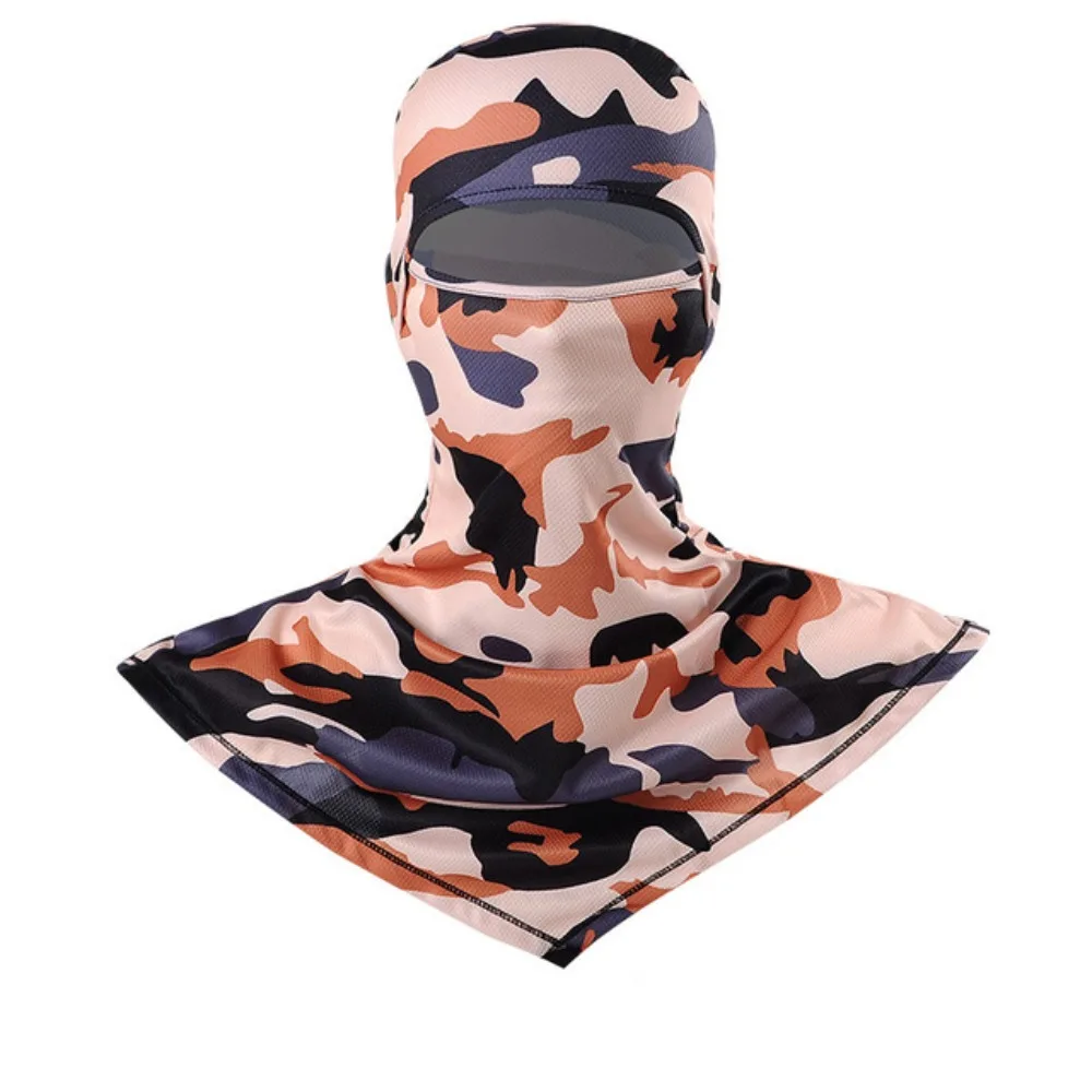 Sun/UV Protection Neck Covers Snowboarding Cycling Helmet Fishing Men Women Mesh Face Cover Balaclava Hiking Scarves Face Mask