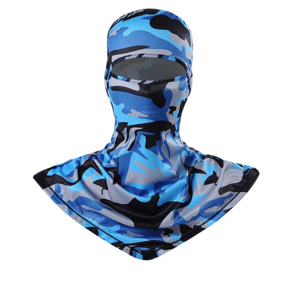 Sun/UV Protection Neck Covers Snowboarding Cycling Helmet Fishing Men Women Mesh Face Cover Balaclava Hiking Scarves Face Mask