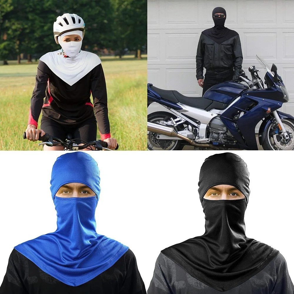 Sun/UV Protection Neck Covers Snowboarding Cycling Helmet Fishing Men Women Mesh Face Cover Balaclava Hiking Scarves Face Mask