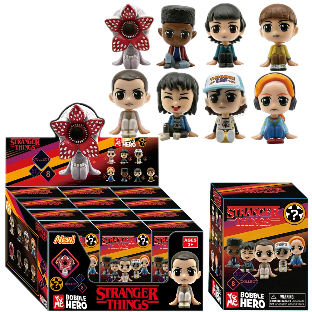 New 12PCS Stranger TV Figure Steve Monster blind box toysPVC Dolls Desktop Decora Gifts