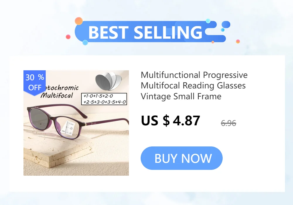 TR90 Photochromic Multifocal Reading Glasses Men Women Blue Light Blocking Progressive Eyewear Near Far Sunglasses for Sports