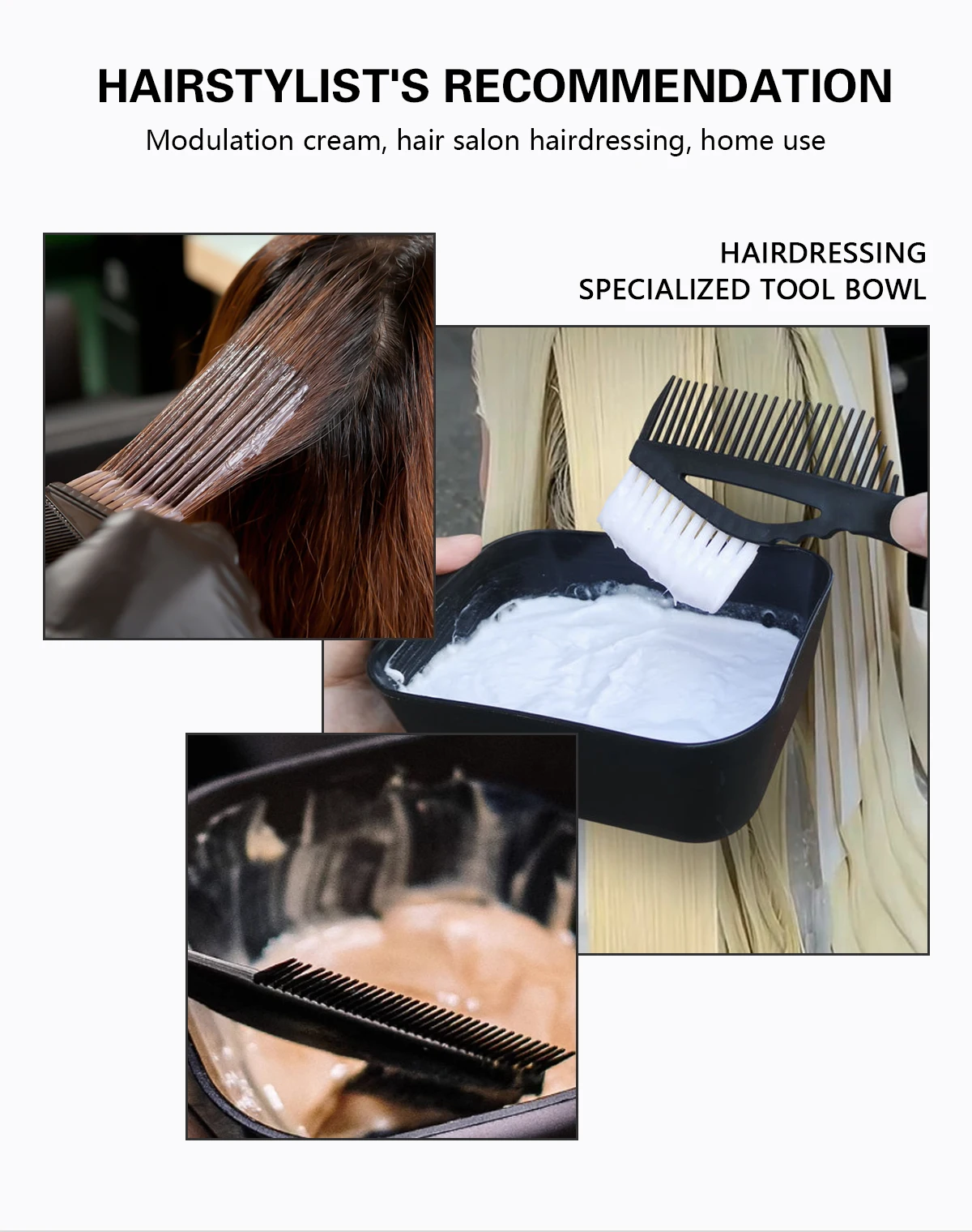 Plastic Hairdressing Cream Hair Color Mix Stirrer Rod Hair Dyeing Brush Salon Styling Tools Professional Barber Accessories