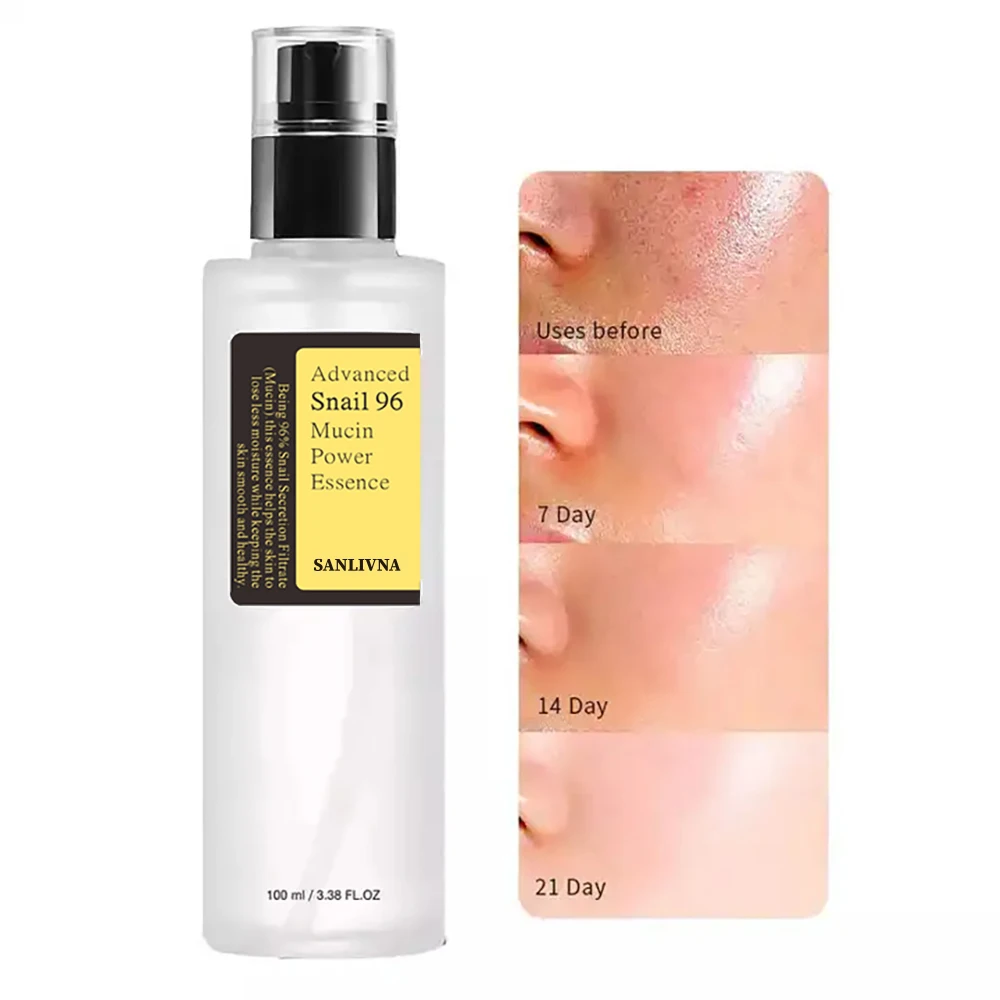 Korean Skincare Snail Mucin 96% Essence 100ml Hydrating Repair Serum for Dull Skin,Facial Brightening Anti-Aging Serum Face Care