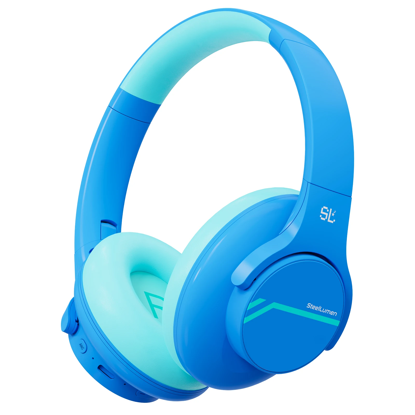 ANC Kids Wireless Headphones Noise Cancelling Bluetooth Earphones For School Travel Soundproof Headset Kids Protection Hearing